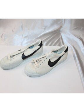 Vintage Nike Shoes Bruin Canvas White / Black Size 8 w/ Original Box